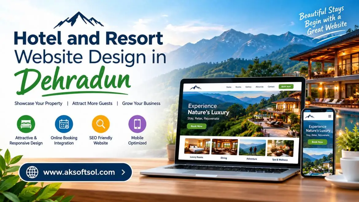Get Hotel and Resort Website Design in Dehradun