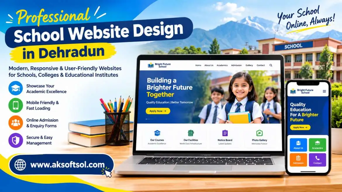 Best School Website Design Company in Dehradun